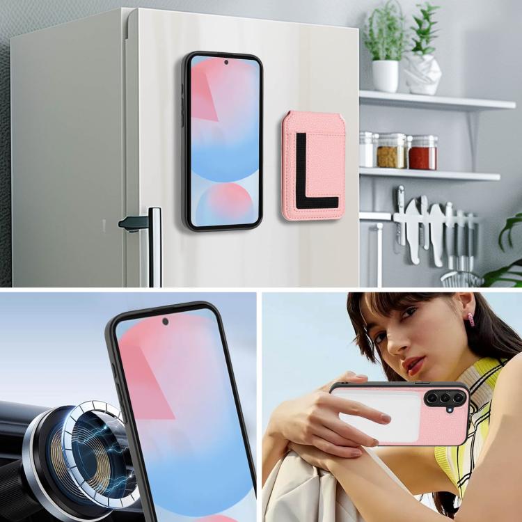 For Samsung Galaxy A36 5G CX01 Detachable Magsafe Magnetic Card Bag Phone Case