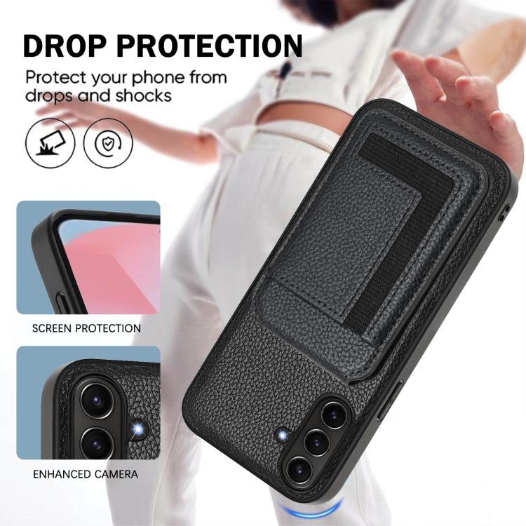 For Samsung Galaxy A36 5G CX01 Detachable Magsafe Magnetic Card Bag Phone Case