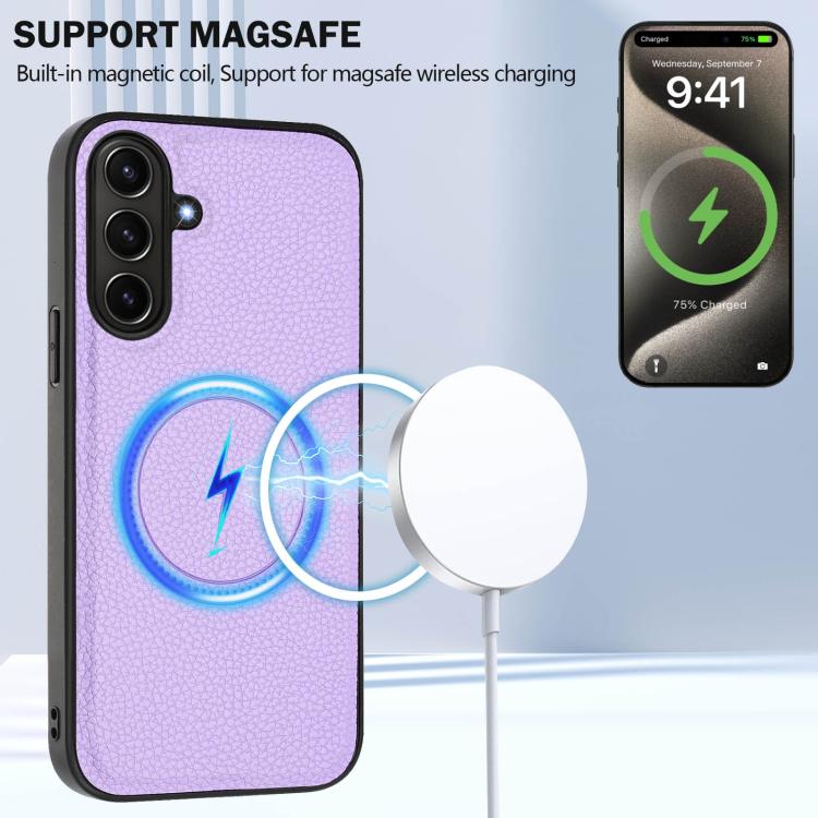 For Samsung Galaxy A36 5G CX01 Detachable Magsafe Magnetic Card Bag Phone Case