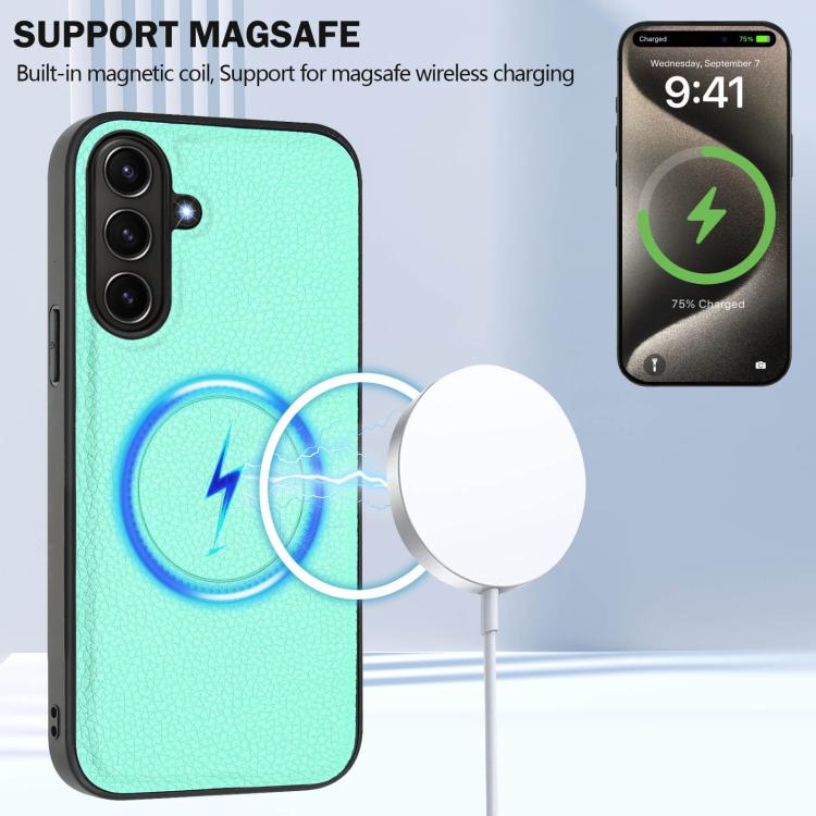 For Samsung Galaxy A56 5G CX01 Detachable Magsafe Magnetic Card Bag Phone Case