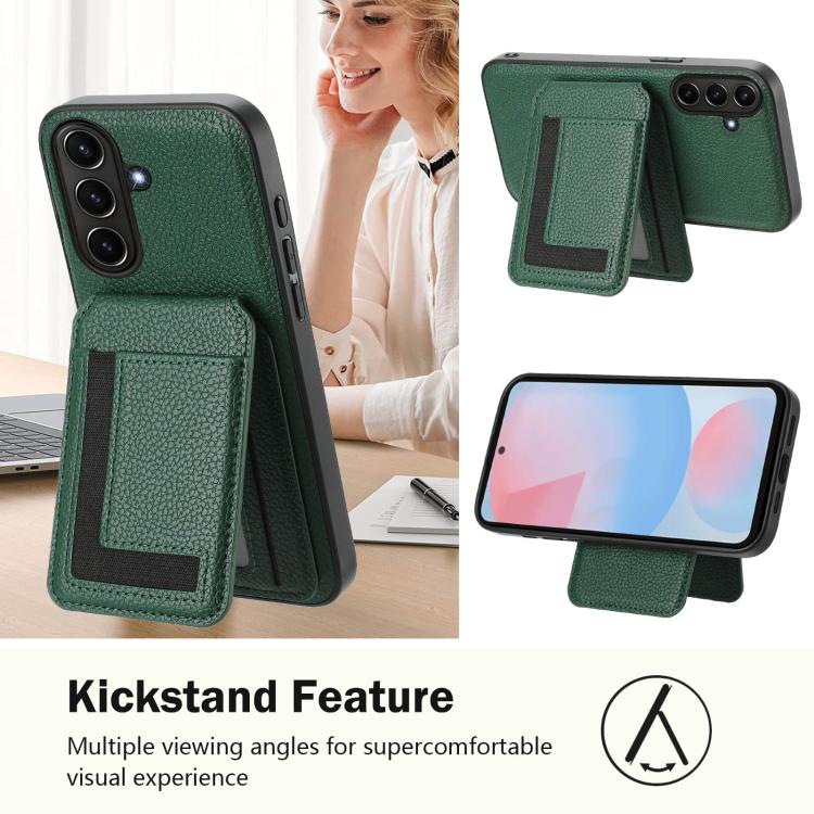 For Samsung Galaxy A56 5G CX01 Detachable Magsafe Magnetic Card Bag Phone Case