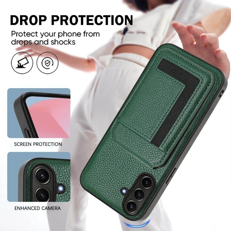 For Samsung Galaxy A56 5G CX01 Detachable Magsafe Magnetic Card Bag Phone Case