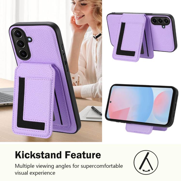 For Samsung Galaxy A56 5G CX01 Detachable Magsafe Magnetic Card Bag Phone Case