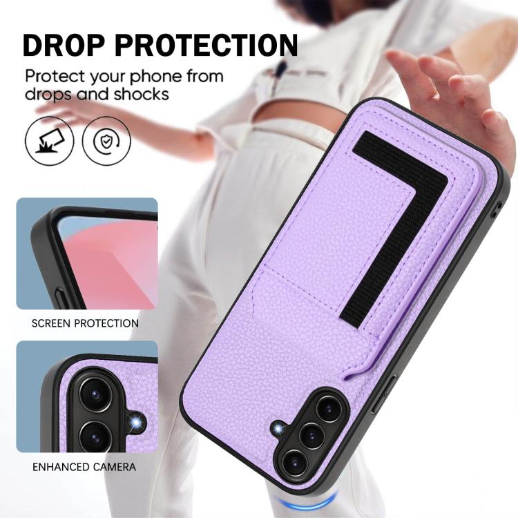 For Samsung Galaxy A56 5G CX01 Detachable Magsafe Magnetic Card Bag Phone Case