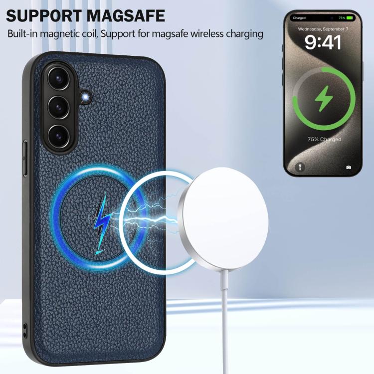 For Samsung Galaxy A56 5G CX01 Detachable Magsafe Magnetic Card Bag Phone Case