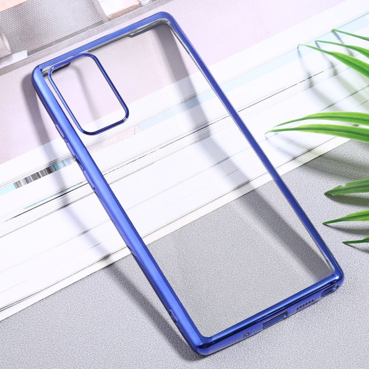 For Samsung Galaxy Note20 Ultra-thin Plating TPU Protective Soft Case
