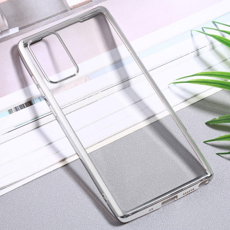 For Samsung Galaxy Note20 Ultra-thin Plating TPU Protective Soft Case