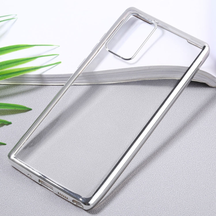 For Samsung Galaxy Note20 Ultra-thin Plating TPU Protective Soft Case