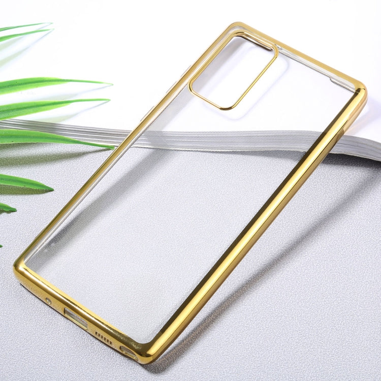 For Samsung Galaxy Note20 Ultra-thin Plating TPU Protective Soft Case