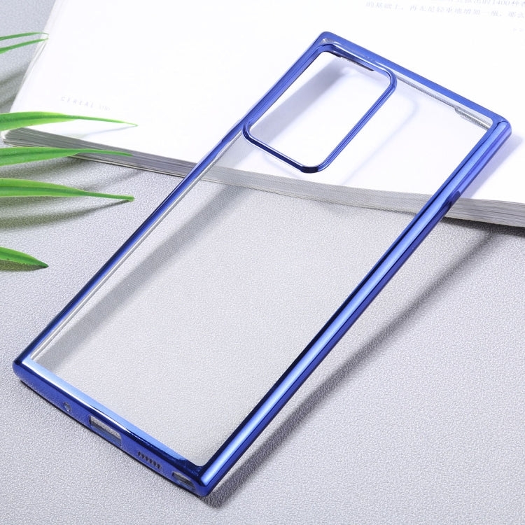 For Samsung Galaxy Note20 Ultra Ultra-thin Plating TPU Protective Soft Case