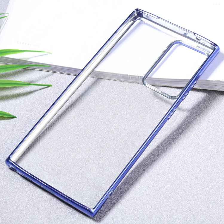 For Samsung Galaxy Note20 Ultra Ultra-thin Plating TPU Protective Soft Case