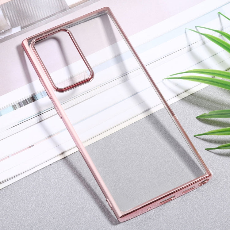 For Samsung Galaxy Note20 Ultra Ultra-thin Plating TPU Protective Soft Case