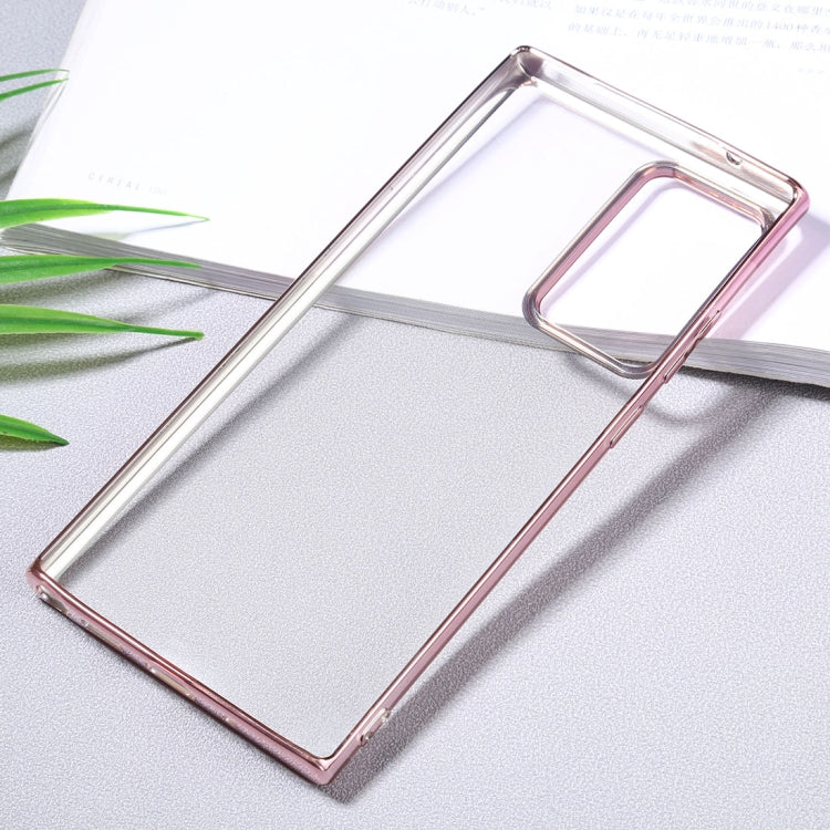 For Samsung Galaxy Note20 Ultra Ultra-thin Plating TPU Protective Soft Case