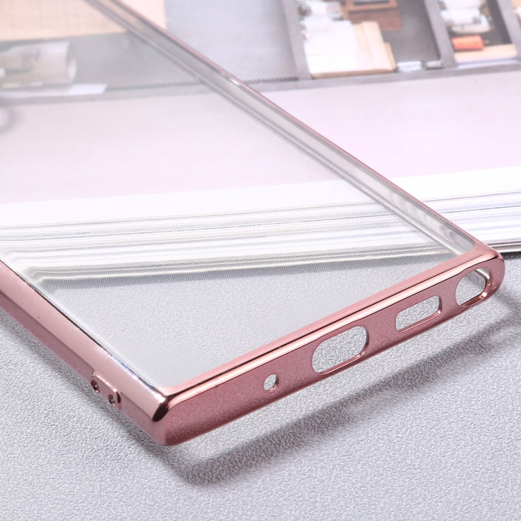 For Samsung Galaxy Note20 Ultra Ultra-thin Plating TPU Protective Soft Case