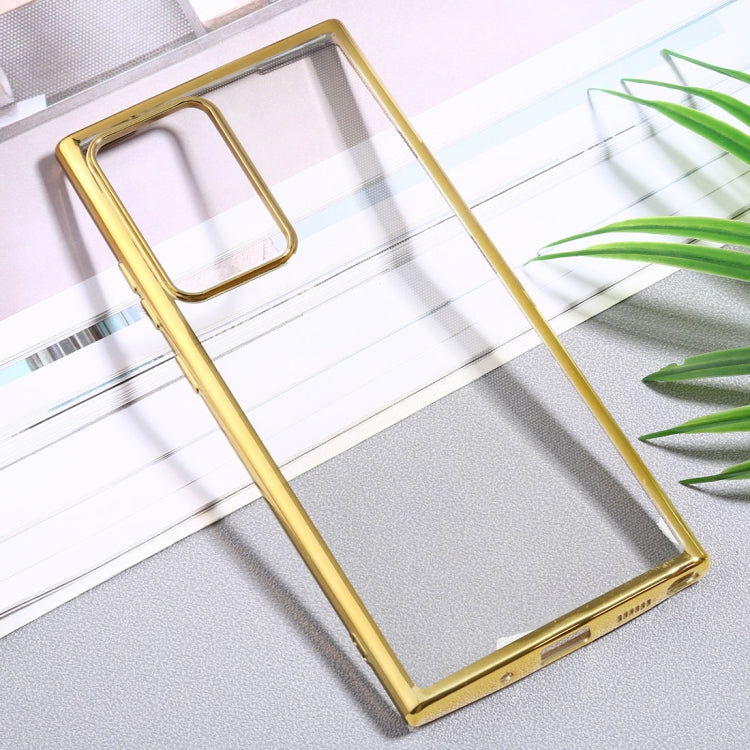 For Samsung Galaxy Note20 Ultra Ultra-thin Plating TPU Protective Soft Case