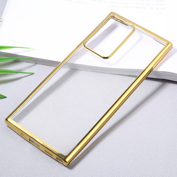For Samsung Galaxy Note20 Ultra Ultra-thin Plating TPU Protective Soft Case