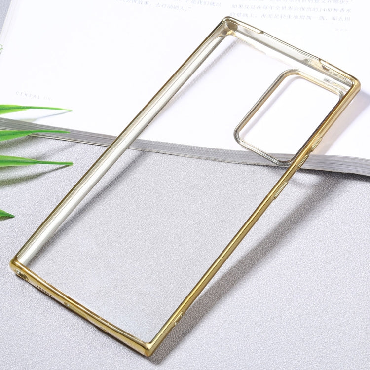 For Samsung Galaxy Note20 Ultra Ultra-thin Plating TPU Protective Soft Case