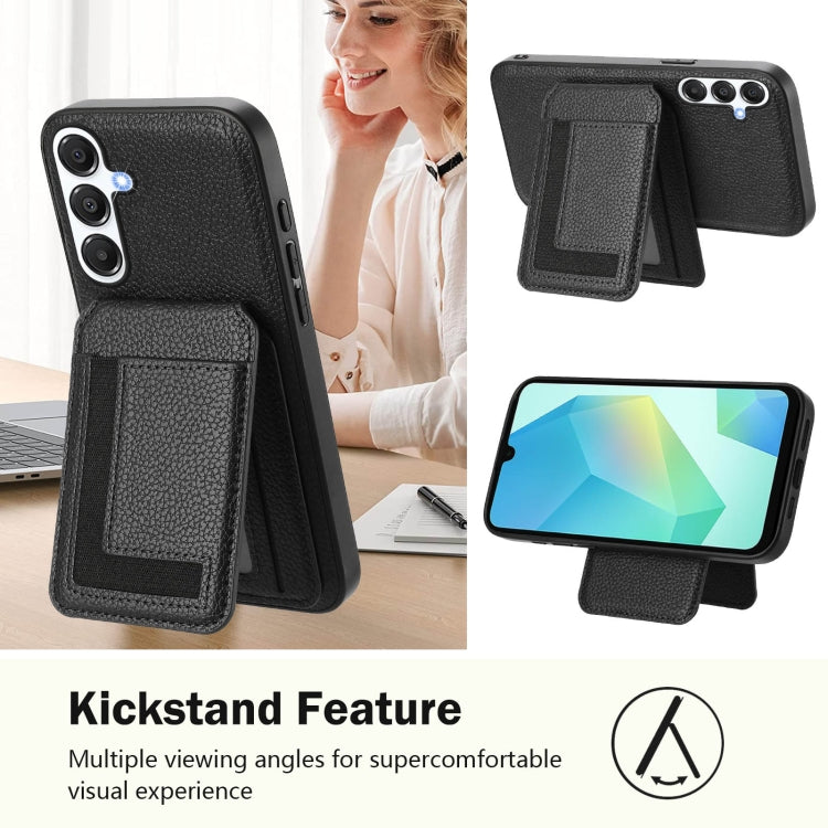 For Samsung Galaxy M35 CX01 Detachable Magsafe Magnetic Card Bag Phone Case