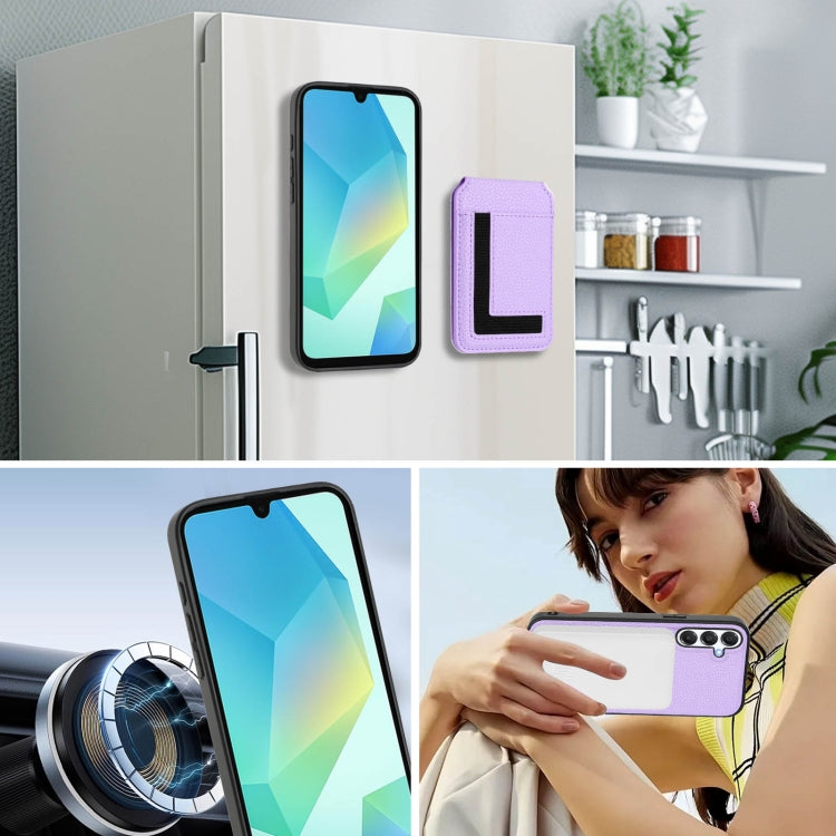 For Samsung Galaxy M55 / C55 CX01 Detachable Magsafe Magnetic Card Bag Phone Case