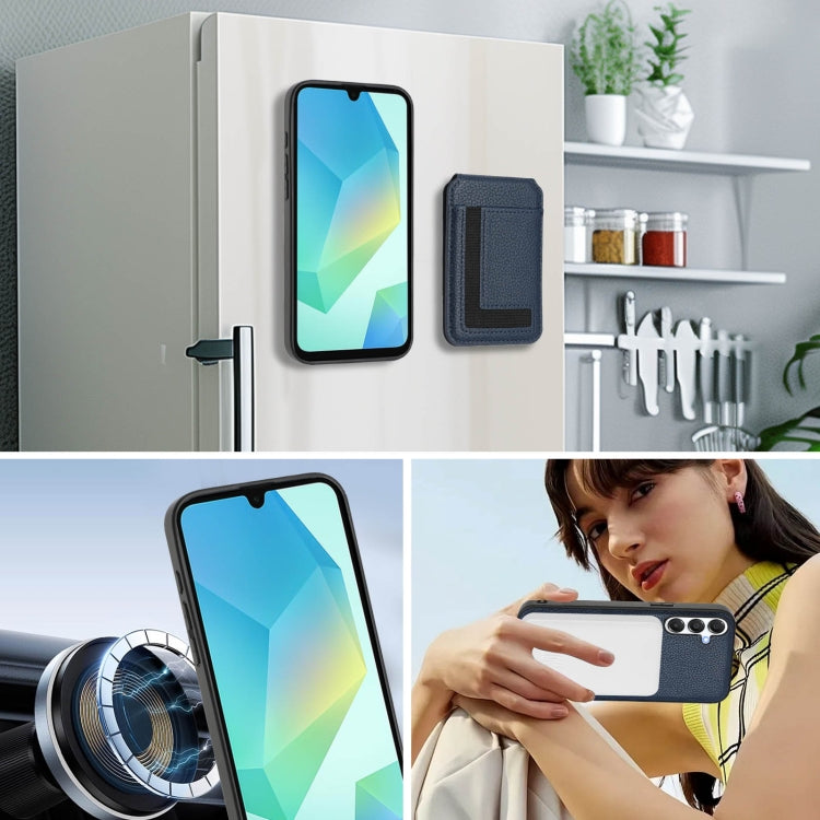 For Samsung Galaxy M55 / C55 CX01 Detachable Magsafe Magnetic Card Bag Phone Case