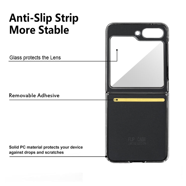For Samsung Galaxy Z Flip5 VIETAO Crazy Horse Texture PU Phone Case