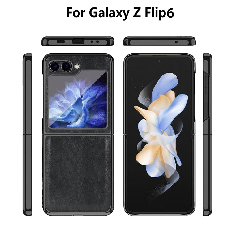 For Samsung Galaxy Z Flip5 VIETAO Crazy Horse Texture PU Phone Case