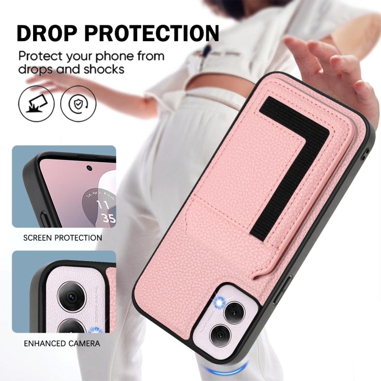 For Motorola Moto G Power 5G 2024 CX01 Detachable Magsafe Magnetic Card Bag Phone Case