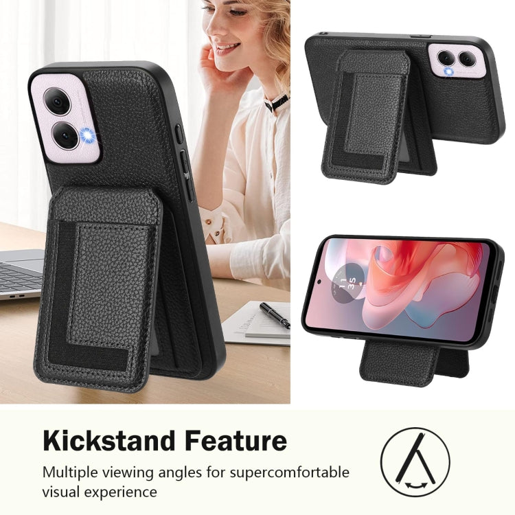 For Motorola Moto G Power 5G 2024 CX01 Detachable Magsafe Magnetic Card Bag Phone Case