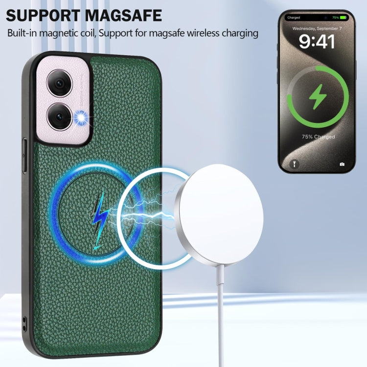 For Motorola Moto G Power 5G 2024 CX01 Detachable Magsafe Magnetic Card Bag Phone Case