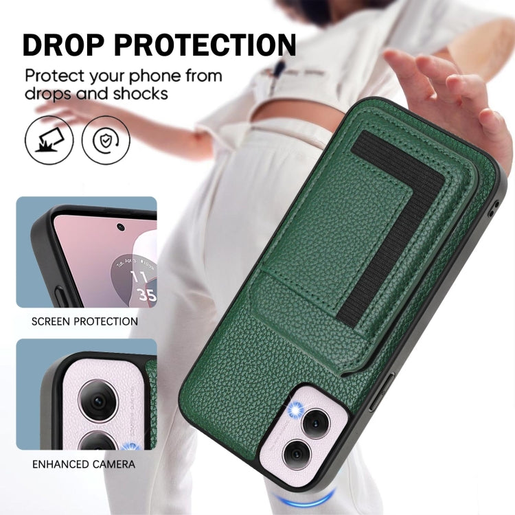 For Motorola Moto G Power 5G 2024 CX01 Detachable Magsafe Magnetic Card Bag Phone Case