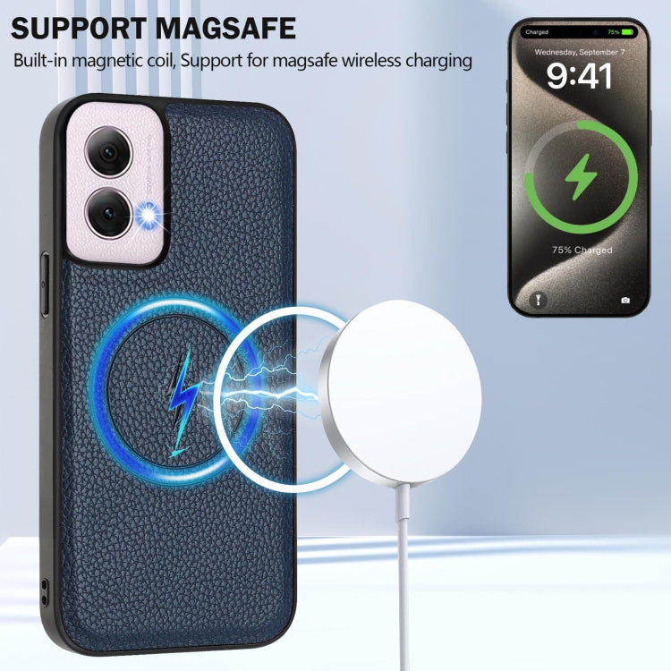 For Motorola Moto G Power 5G 2024 CX01 Detachable Magsafe Magnetic Card Bag Phone Case