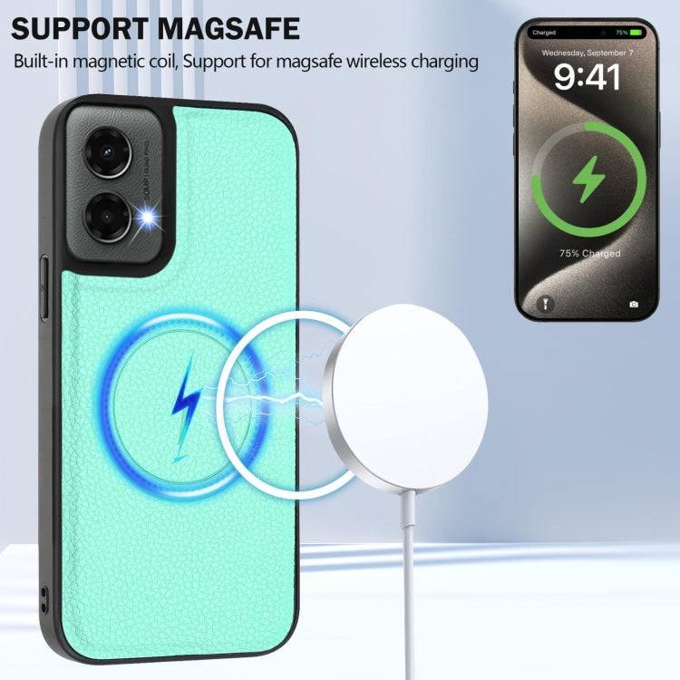 For Motorola Moto G 5G 2024 CX01 Detachable Magsafe Magnetic Card Bag Phone Case