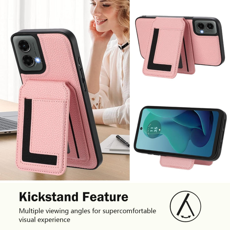 For Motorola Moto G 5G 2024 CX01 Detachable Magsafe Magnetic Card Bag Phone Case