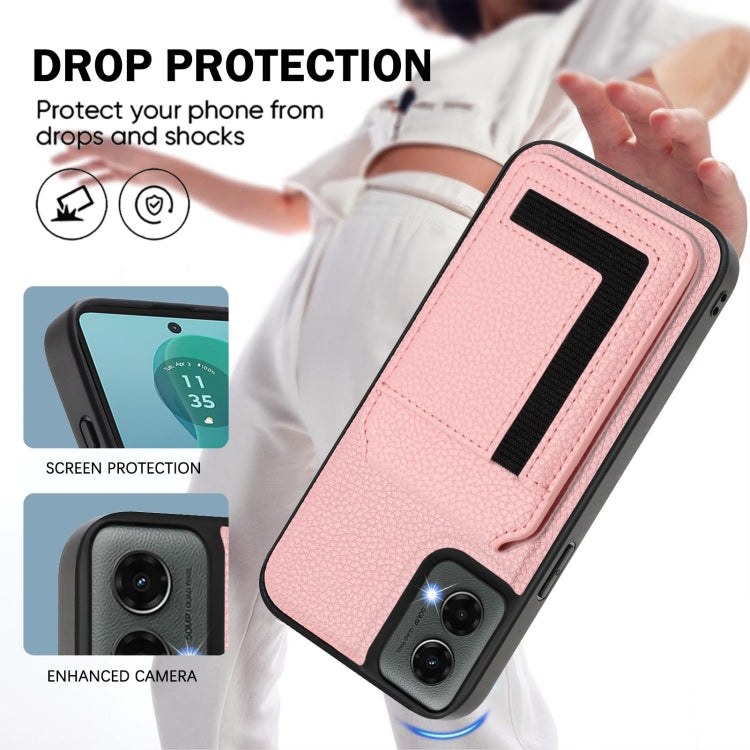 For Motorola Moto G 5G 2024 CX01 Detachable Magsafe Magnetic Card Bag Phone Case