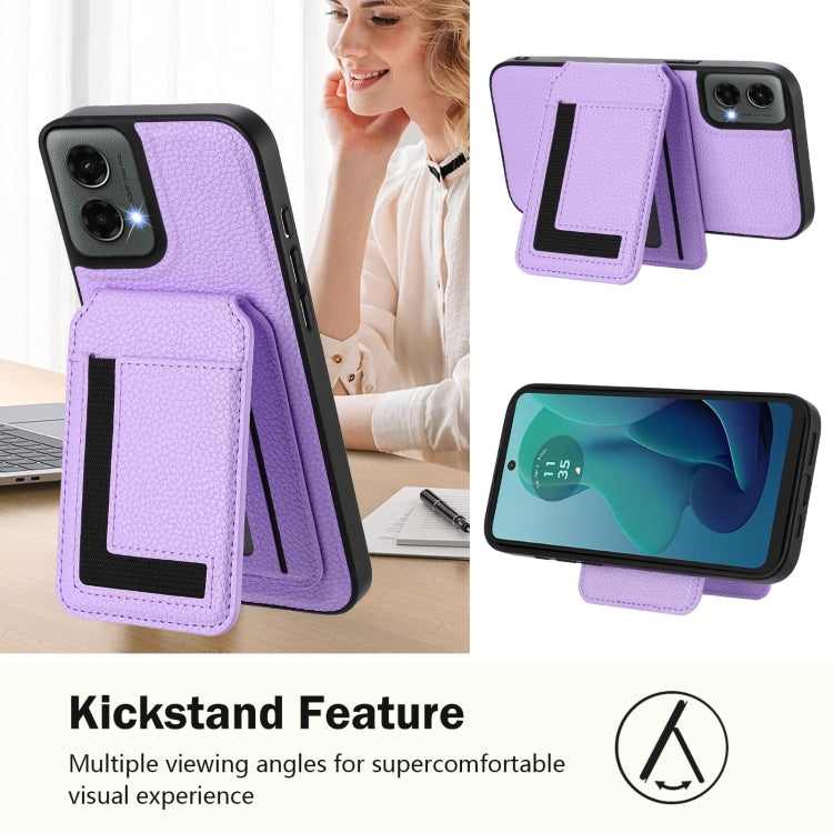 For Motorola Moto G 5G 2024 CX01 Detachable Magsafe Magnetic Card Bag Phone Case