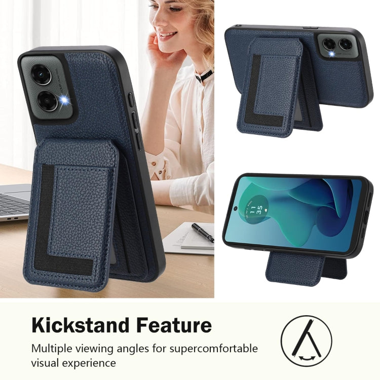 For Motorola Moto G 5G 2024 CX01 Detachable Magsafe Magnetic Card Bag Phone Case