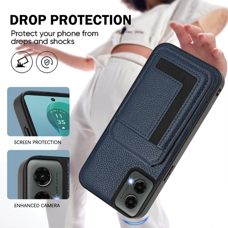 For Motorola Moto G 5G 2024 CX01 Detachable Magsafe Magnetic Card Bag Phone Case