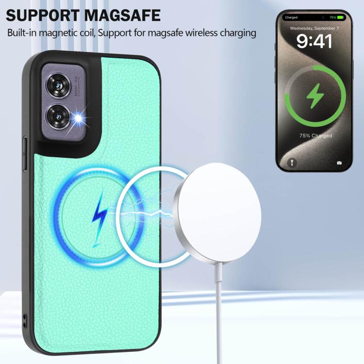 For Motorola Edge 50 Fusion CX01 Detachable Magsafe Magnetic Card Bag Phone Case