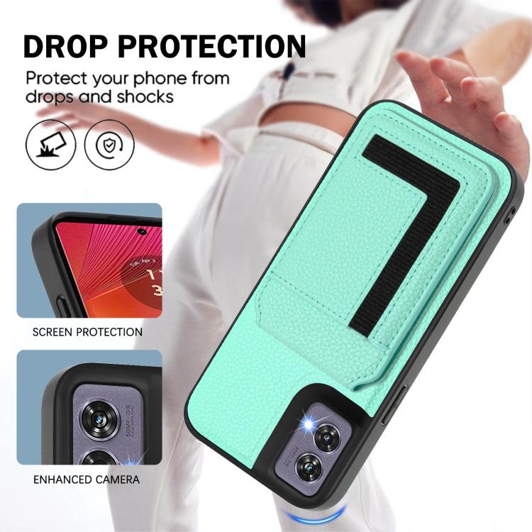 For Motorola Edge 50 Fusion CX01 Detachable Magsafe Magnetic Card Bag Phone Case