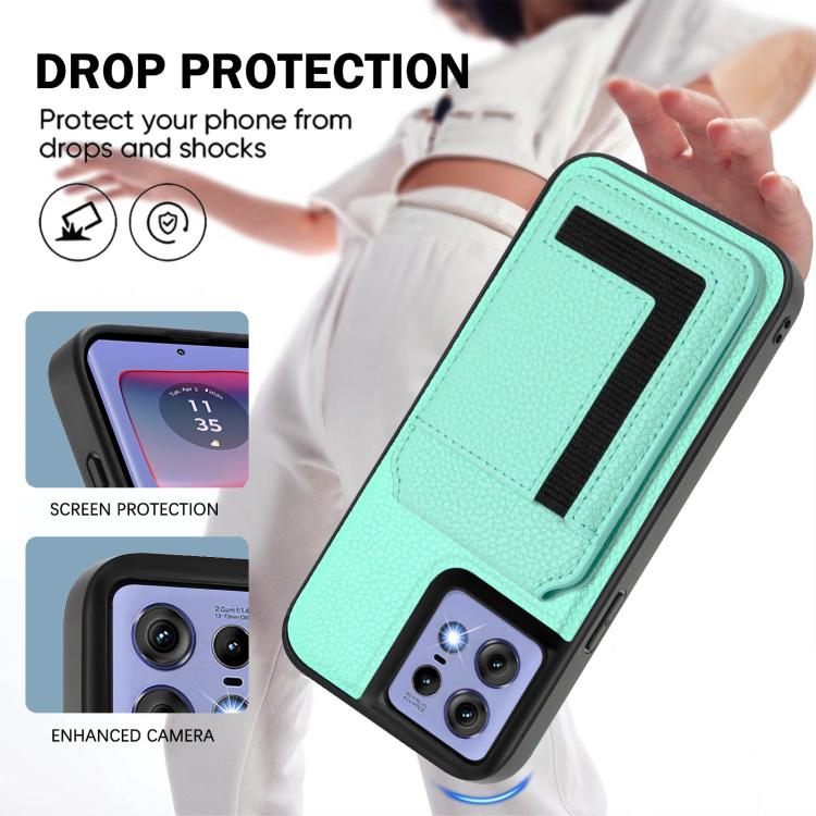 For Motorola Edge 50 Pro CX01 Detachable Magsafe Magnetic Card Bag Phone Case