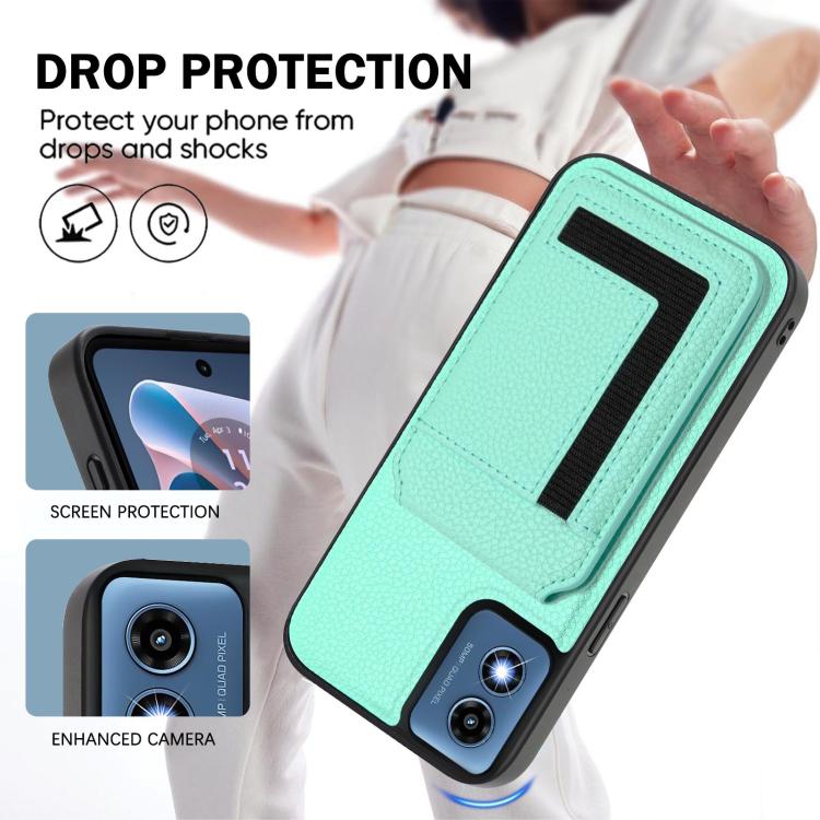 For Motorola Moto G Play 2024 4G CX01 Detachable Magsafe Magnetic Card Bag Phone Case