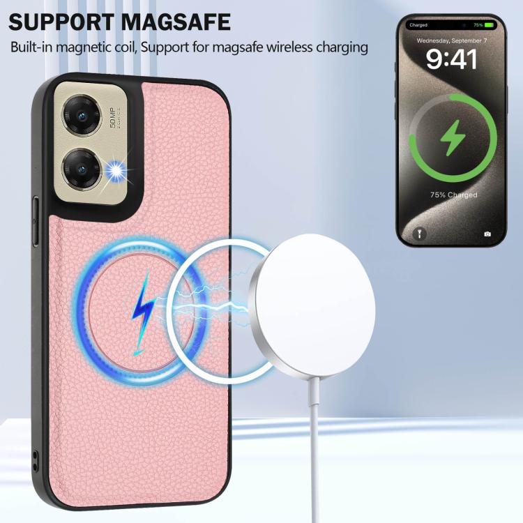 For Motorola Moto G Stylus 5G 2024 CX01 Detachable Magsafe Magnetic Card Bag Phone Case