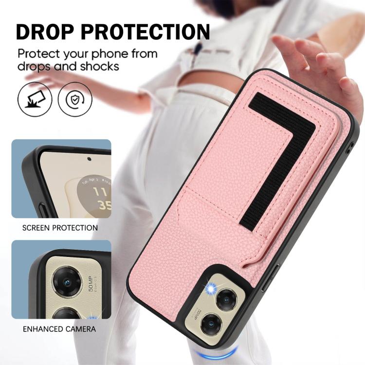 For Motorola Moto G Stylus 5G 2024 CX01 Detachable Magsafe Magnetic Card Bag Phone Case