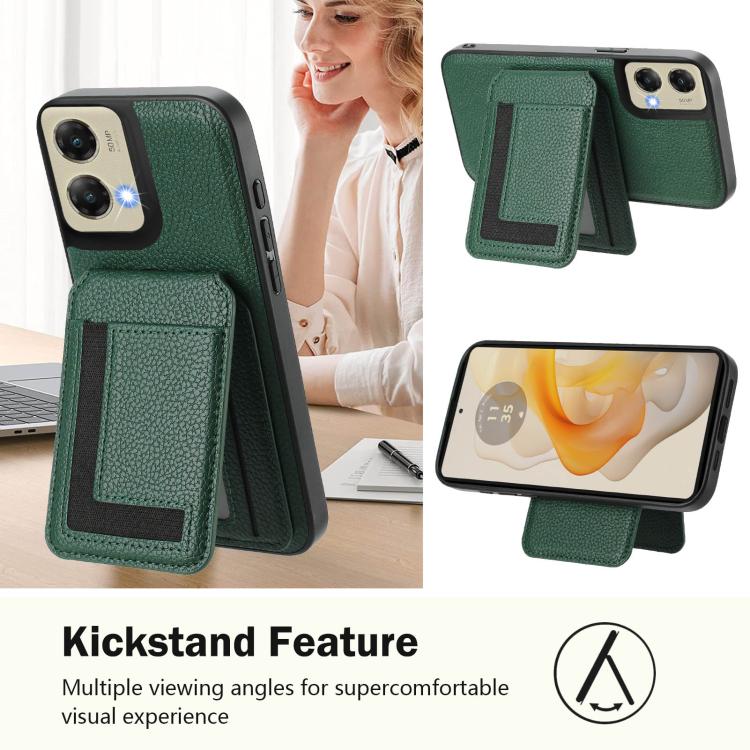 For Motorola Moto G Stylus 5G 2024 CX01 Detachable Magsafe Magnetic Card Bag Phone Case