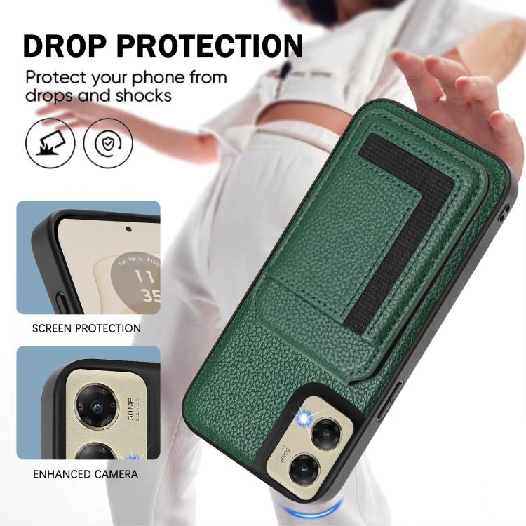 For Motorola Moto G Stylus 5G 2024 CX01 Detachable Magsafe Magnetic Card Bag Phone Case