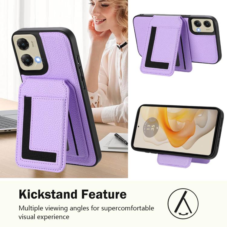For Motorola Moto G Stylus 5G 2024 CX01 Detachable Magsafe Magnetic Card Bag Phone Case
