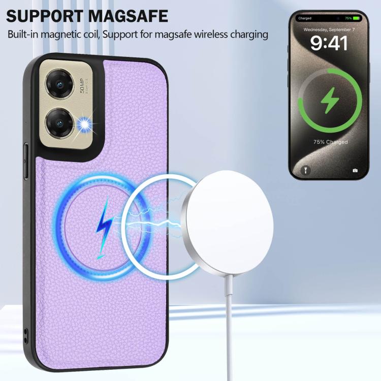 For Motorola Moto G Stylus 5G 2024 CX01 Detachable Magsafe Magnetic Card Bag Phone Case