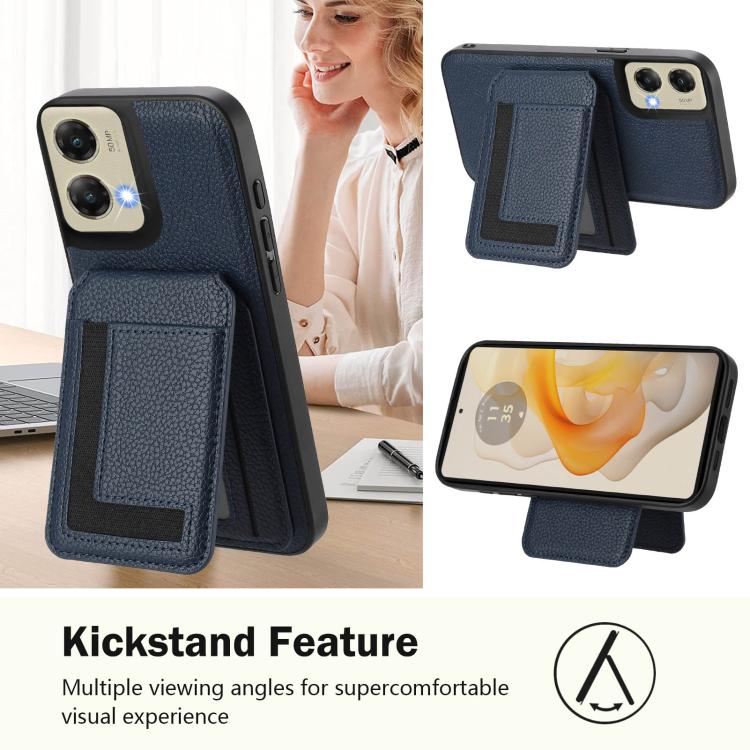 For Motorola Moto G Stylus 5G 2024 CX01 Detachable Magsafe Magnetic Card Bag Phone Case