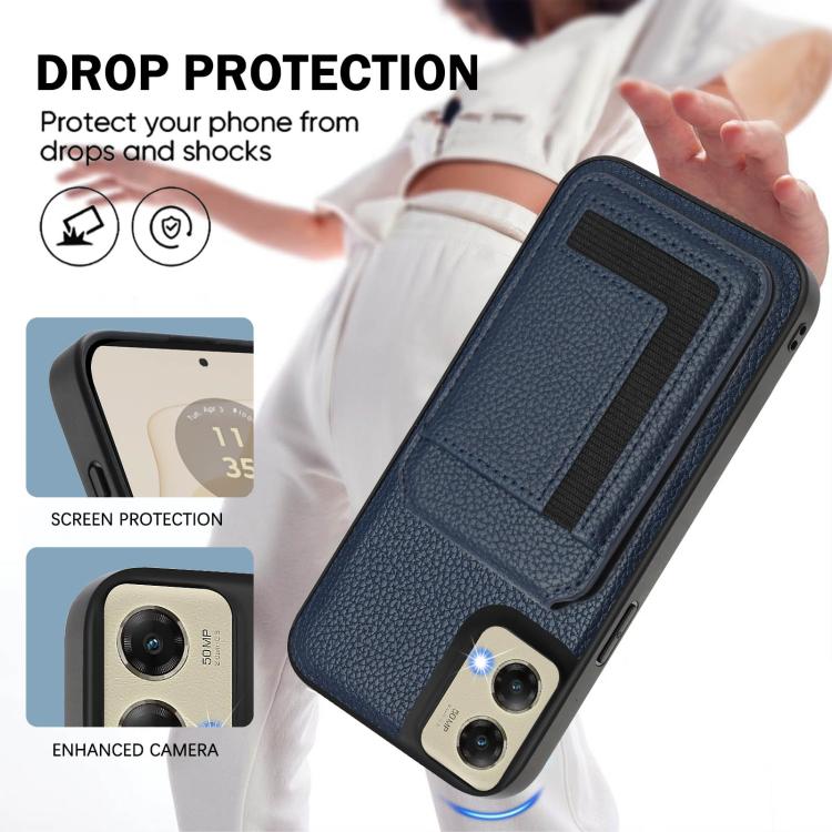 For Motorola Moto G Stylus 5G 2024 CX01 Detachable Magsafe Magnetic Card Bag Phone Case