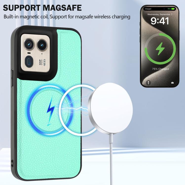 For Motorola Moto X50 Ultra CX01 Detachable Magsafe Magnetic Card Bag Phone Case